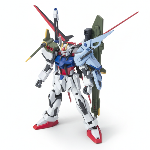 Bandai HG 1/144 GAT-X105+AQM/E-YM1 Perfect Strike Gundam – Mobile Suit Gundam SEED Gunpla Model Kit