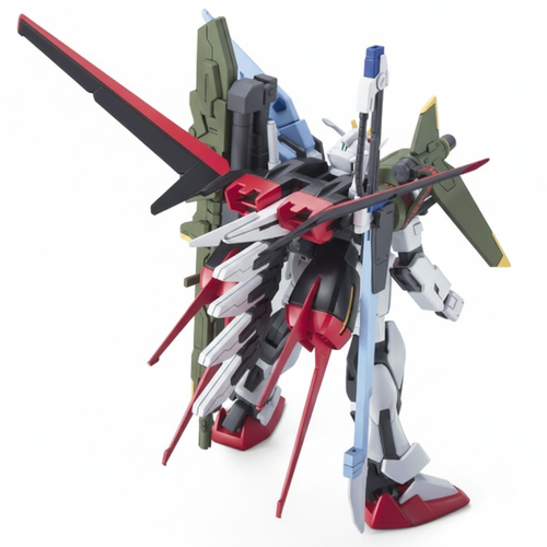 Bandai HG 1/144 GAT-X105+AQM/E-YM1 Perfect Strike Gundam – Mobile Suit Gundam SEED Gunpla Model Kit