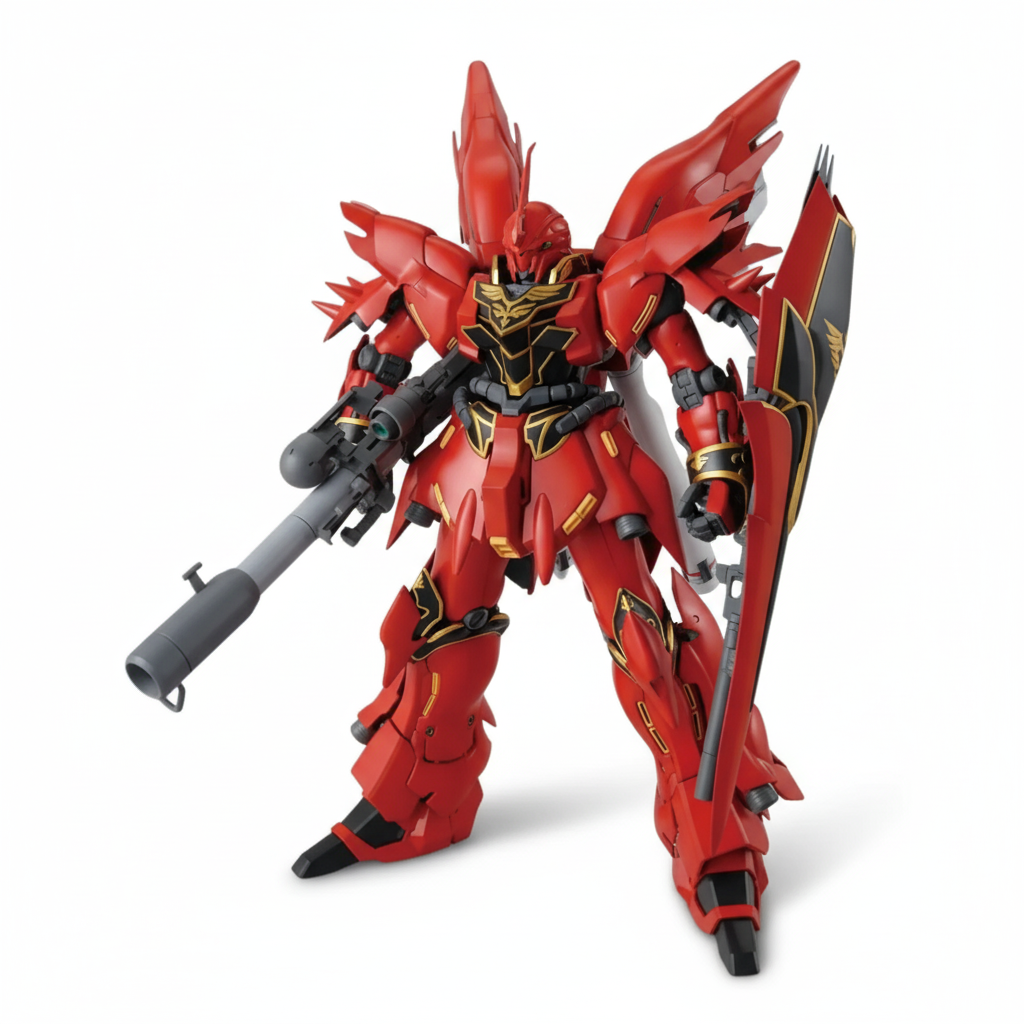 Bandai MG 1/100 MSN-06S Sinanju Ver.Ka – Neo Zeon Customized Mobile Suit Model Kit