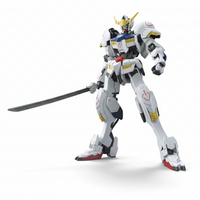 Bandai HG 1/144 ASW-G-08 Gundam Barbatos & Long Distance Transport Booster Kutan Type III – Iron-Blooded Orphans Model Kit