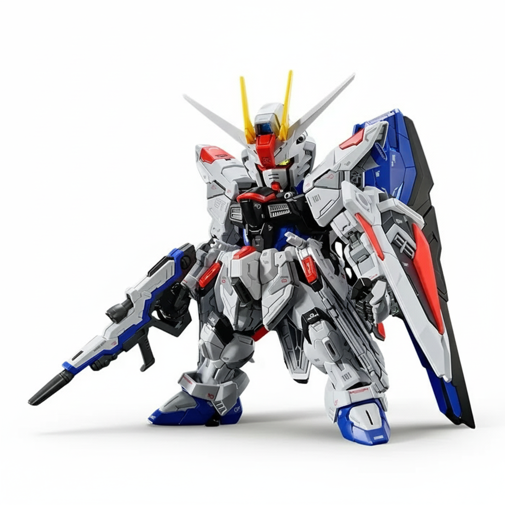 Bandai MGSD ZGMF-X10A Freedom Gundam – Mobile Suit Gundam SEED Gunpla Model Kit